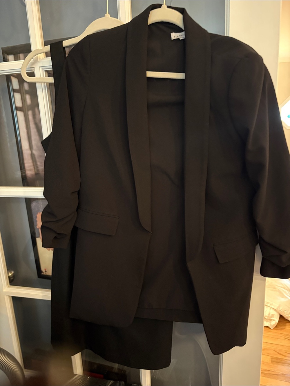 Gianni Bini Black Shawl Collar Blazer